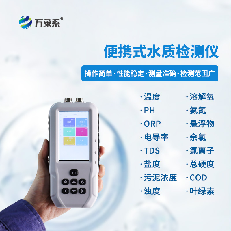 手持多參數(shù)水質(zhì)檢測儀，小巧便攜精度高！